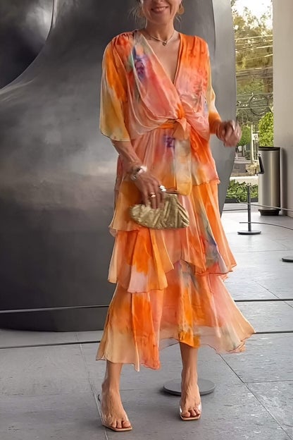 Serenelle | Women’s Tiered Maxi Dress for Occasion Styling