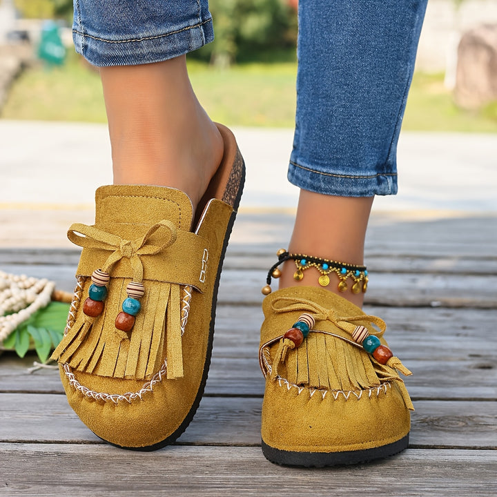 Brivana | Women’s Slip-On Loafers with Tassel Touch
