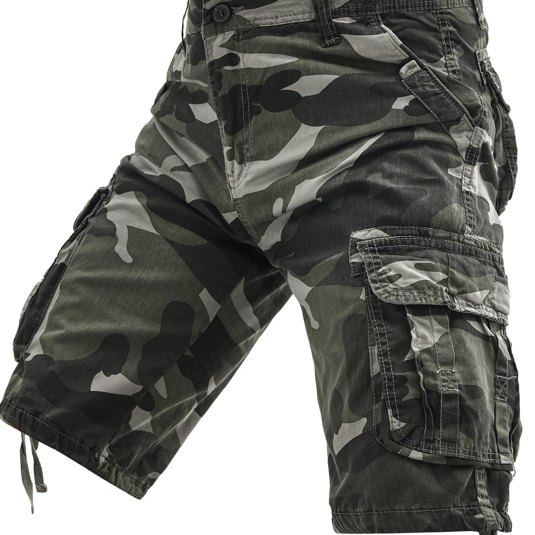 Kavron | Men’s Cargo Shorts in a bold camo visual concept