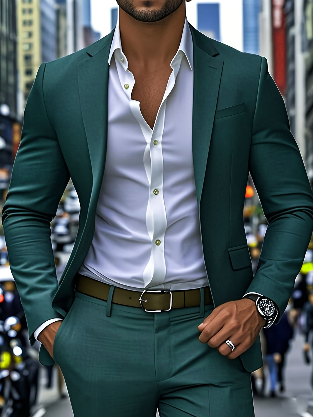 Verano | Men’s Two-Piece Suit in a modern slim outer form