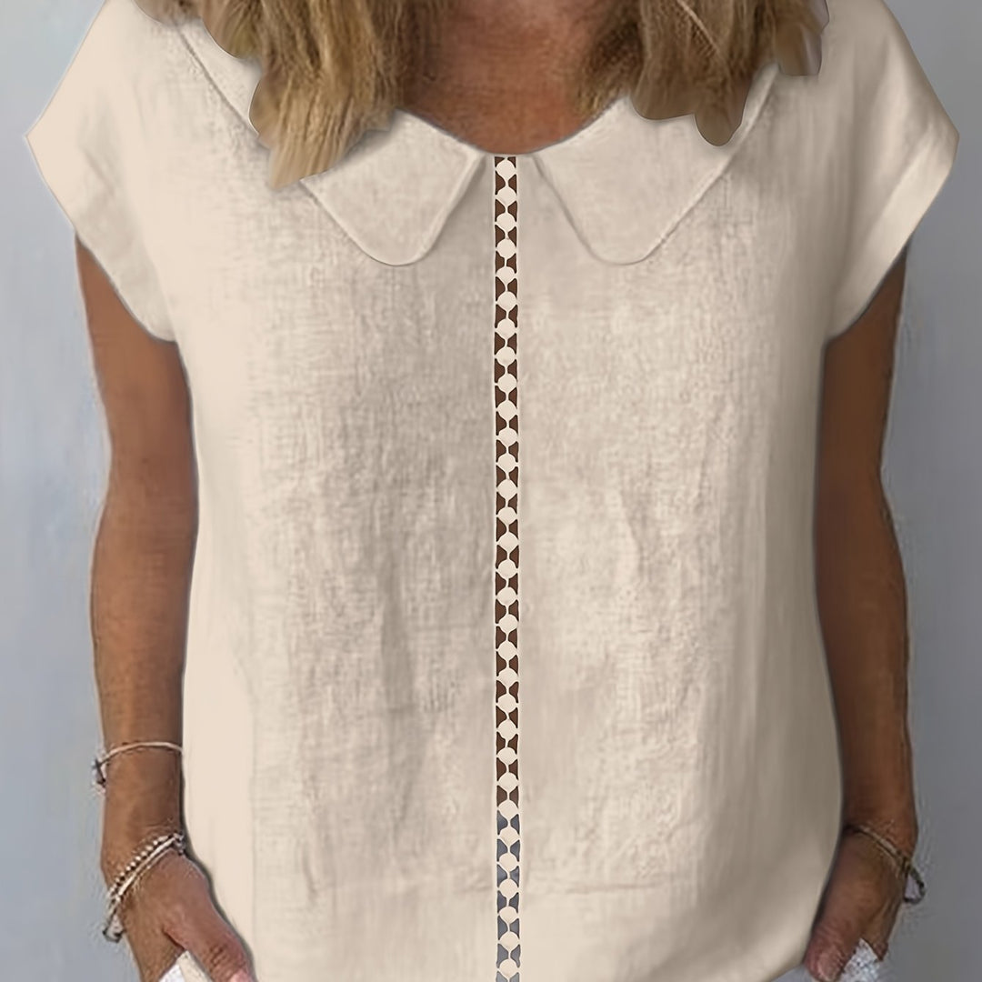 Juliette | Women’s Blouse featuring a Peter Pan Collar