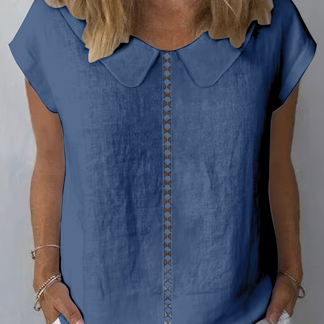 Juliette | Women’s Blouse featuring a Peter Pan Collar