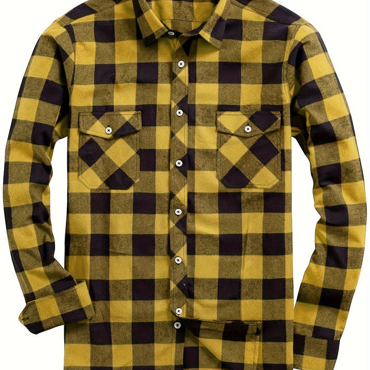 Dovian | Men’s Shirt in a Checked Casual Style
