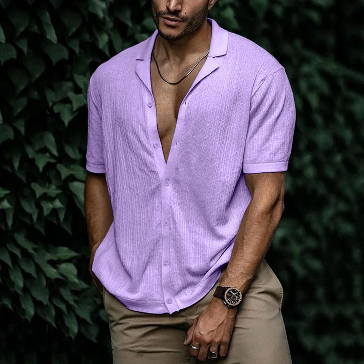 Elion | Men’s Casual Shirt with Short Sleeves