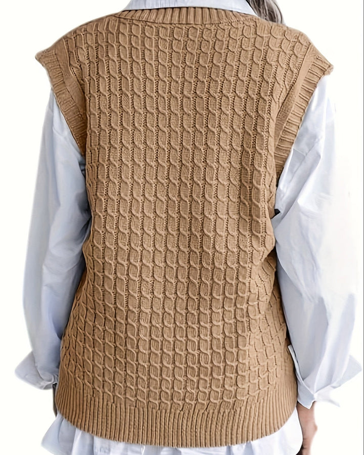 Seraphine | Women’s Sleeveless Vest with a simple layering appeal