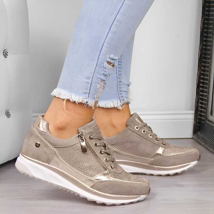 Jovelle | Women’s Trainers featuring Secure Zip Fastening