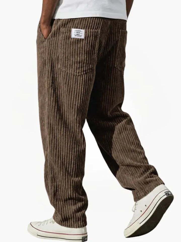 Rovek | Men’s Trousers with relaxed fit and elastic core line