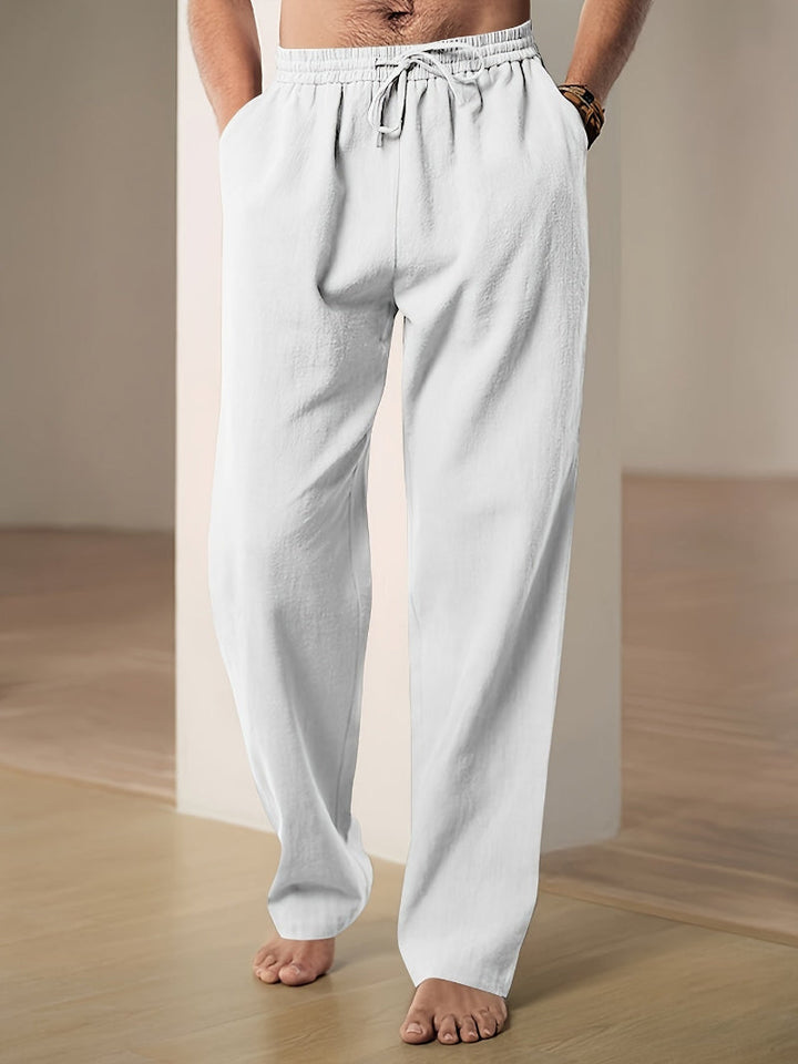 Renzo | Men’s Drawstring Trousers with Relaxed Fit