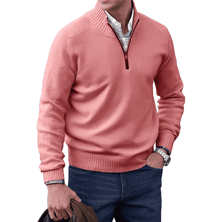 Calen | Men’s Quarter Zip Jumper designed for everyday layering