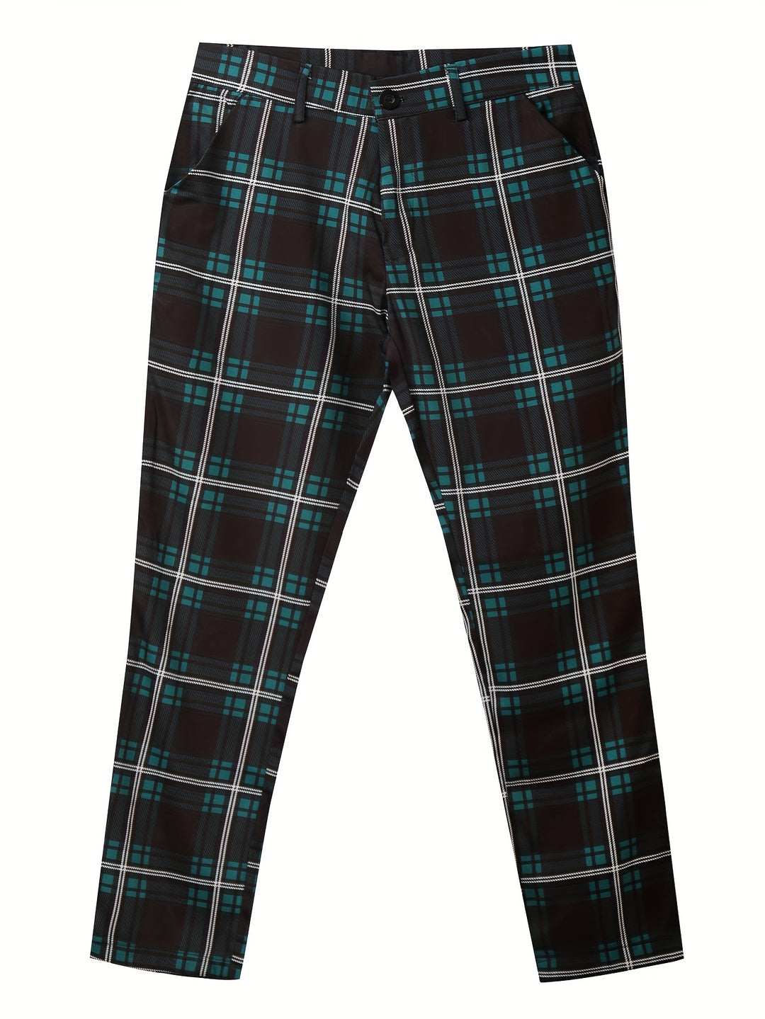 Kelvorn | Men’s Checked Trousers with tapered fit and modern frame