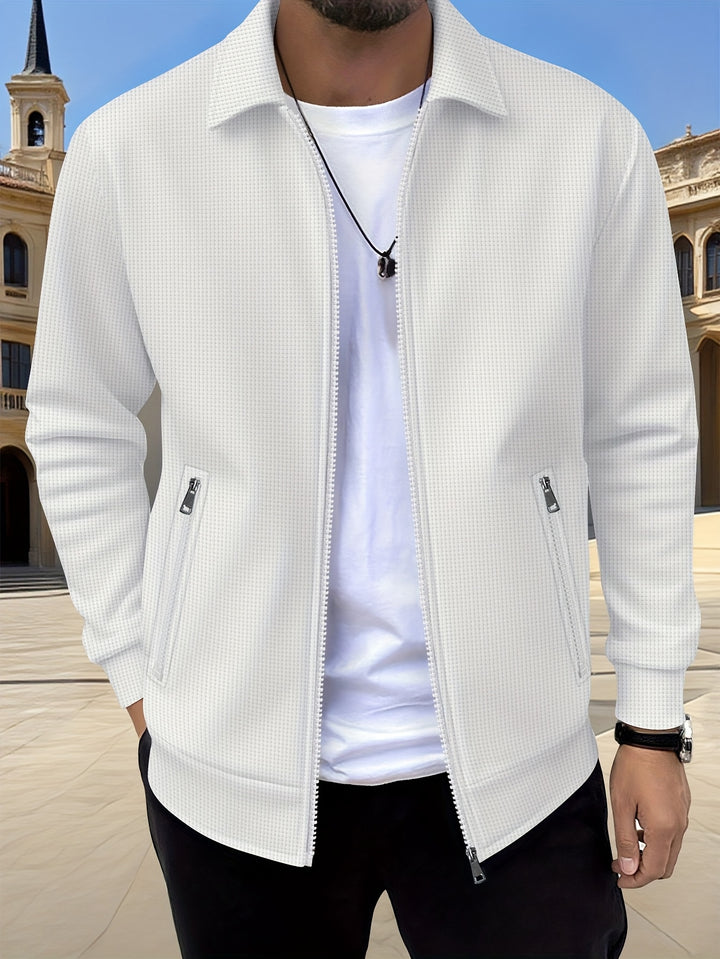 Corvin | Men’s Zip Jacket in a Clean Modern Style