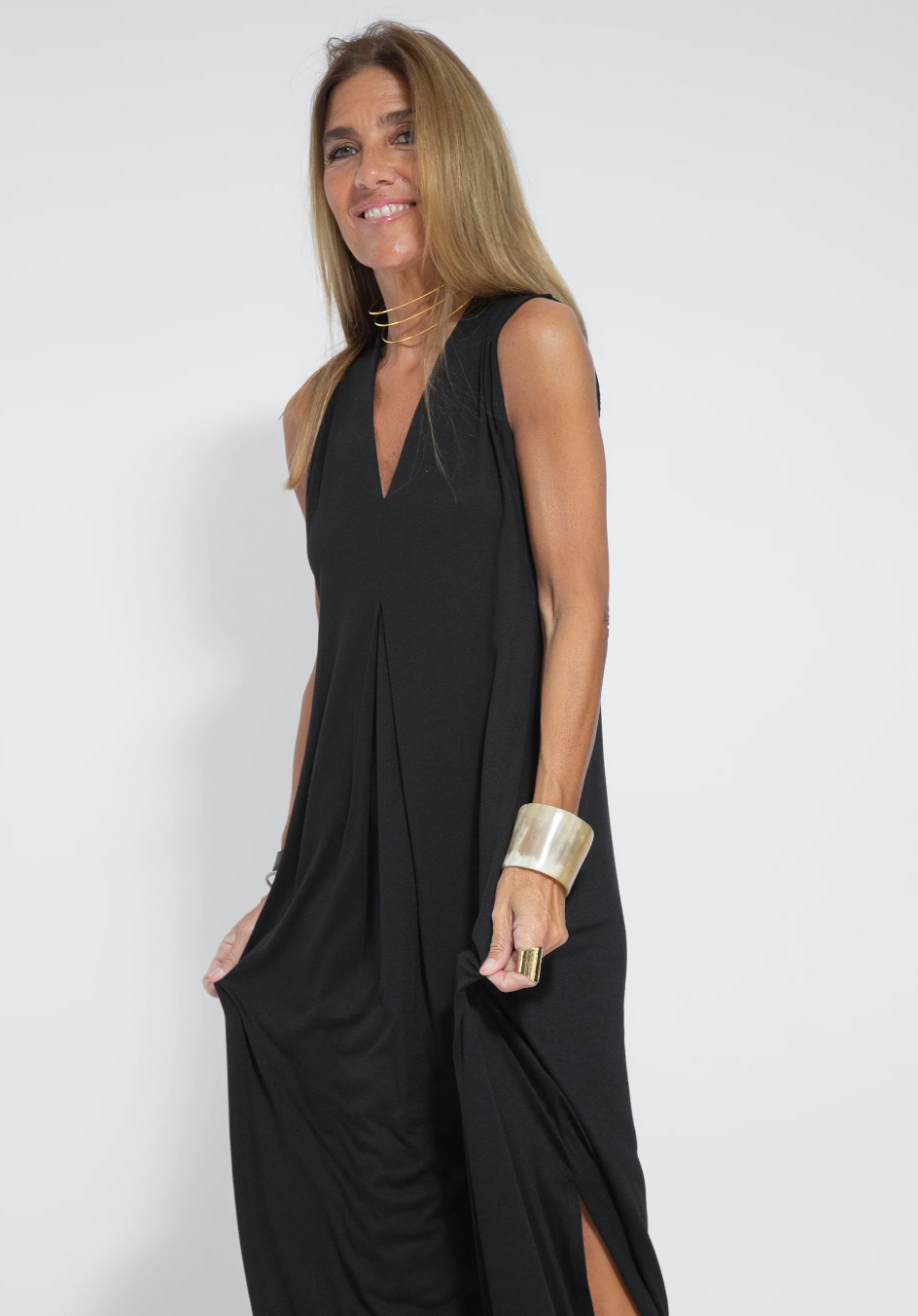 Elvéra | Women’s Loose Fit Maxi Dress with Elegant Flow and Comfort