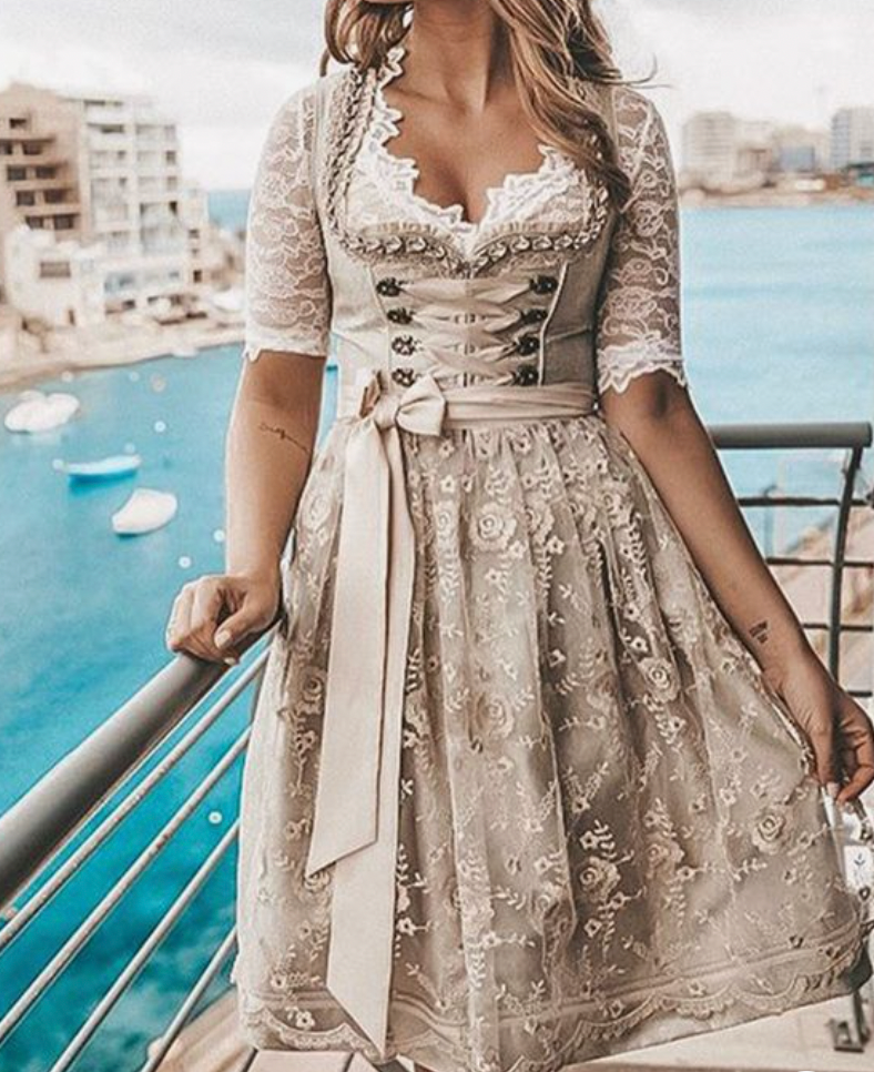 Elvira | Women’s Traditional Dress with Corset Bodice