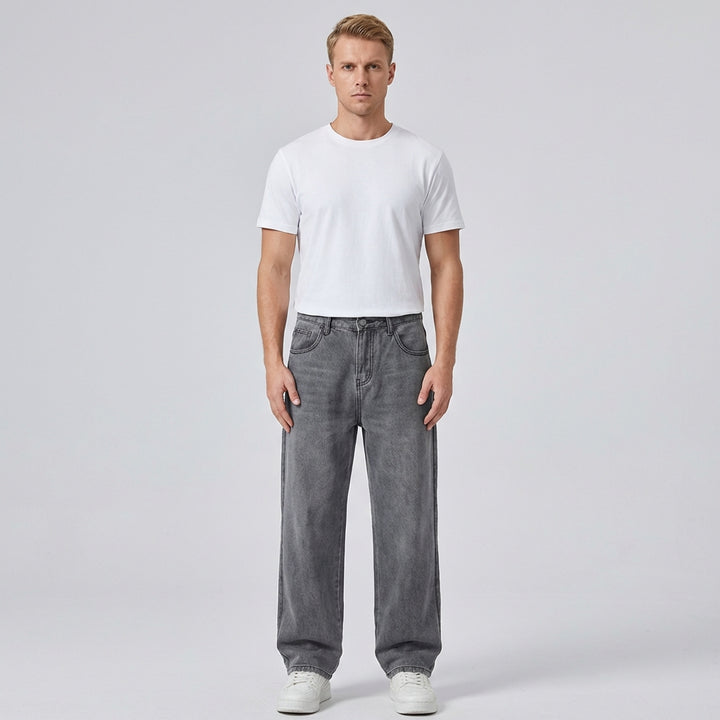 Blake | Men's Loose Fit Jeans With Wide Leg