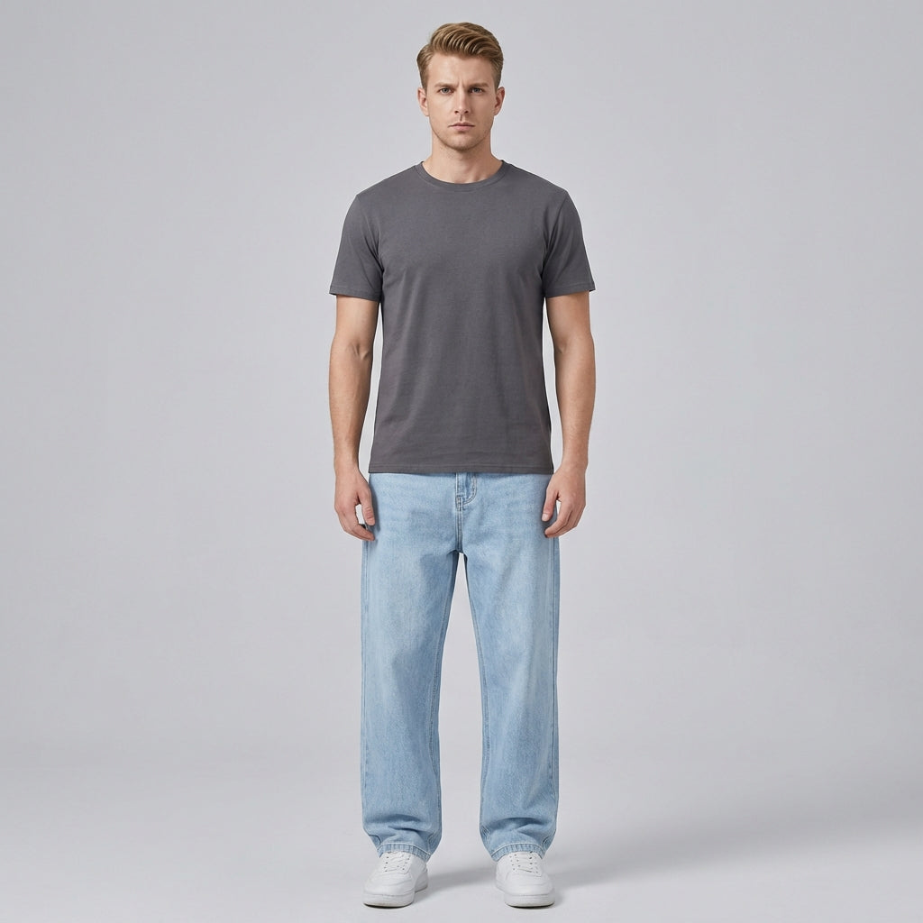 Blake | Men's Loose Fit Jeans With Wide Leg