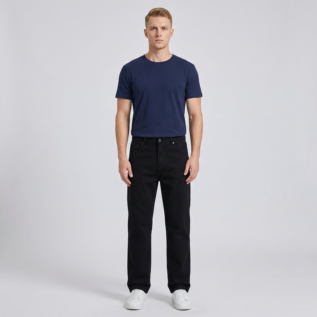 Blake | Men's Loose Fit Jeans With Wide Leg