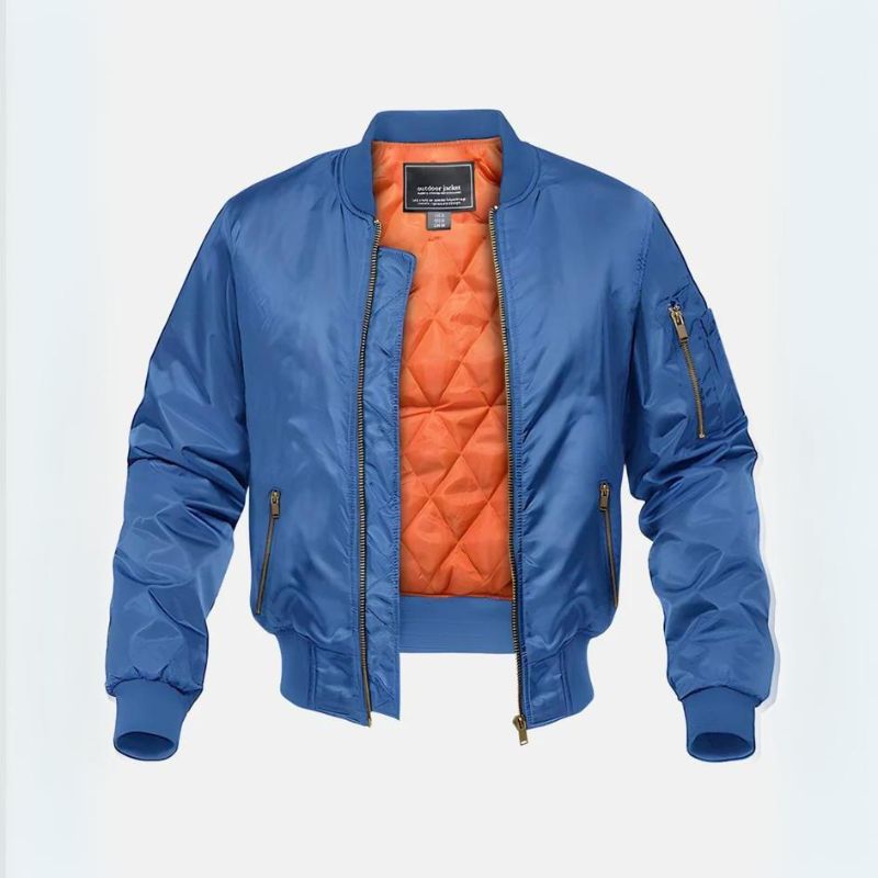 Raxon | Men’s Bomber Jacket featuring Zip Details