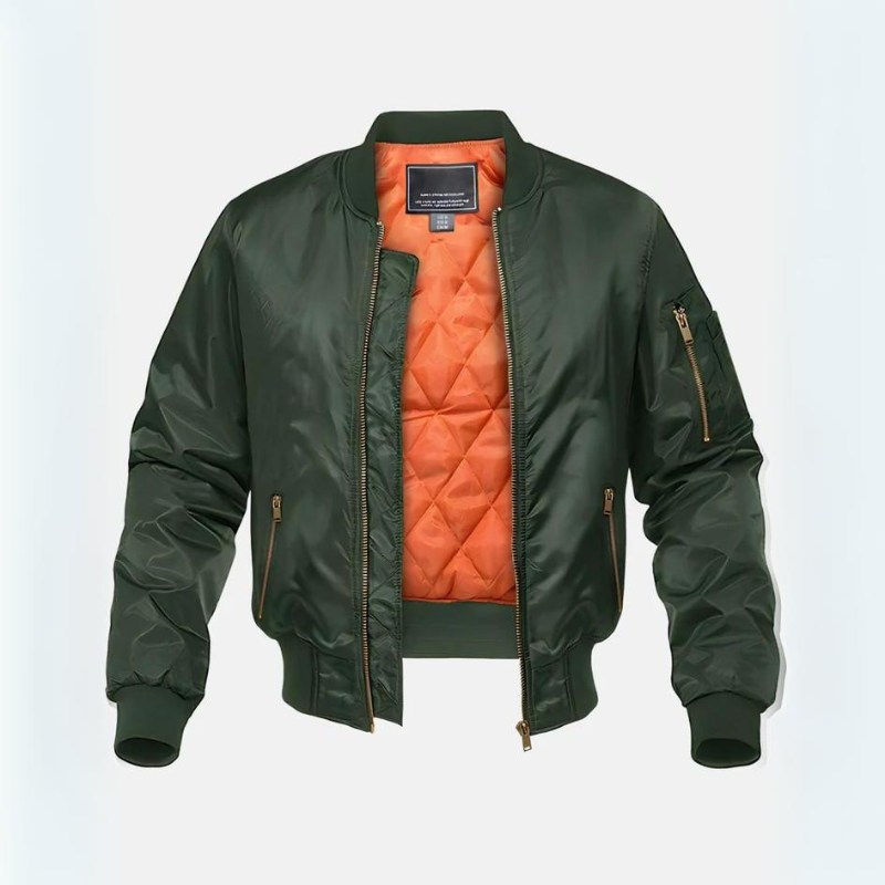 Raxon | Men’s Bomber Jacket featuring Zip Details