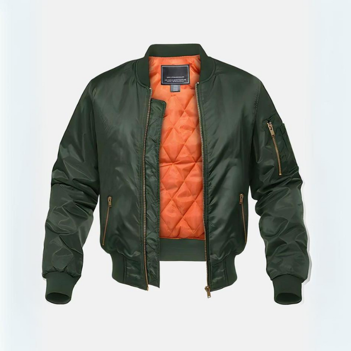 Raxon | Men’s Bomber Jacket featuring Zip Details