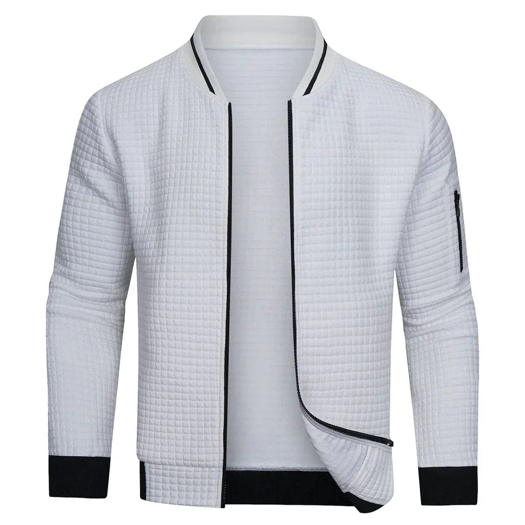 Ravello | Men’s Quilted Jacket featuring contrast trim