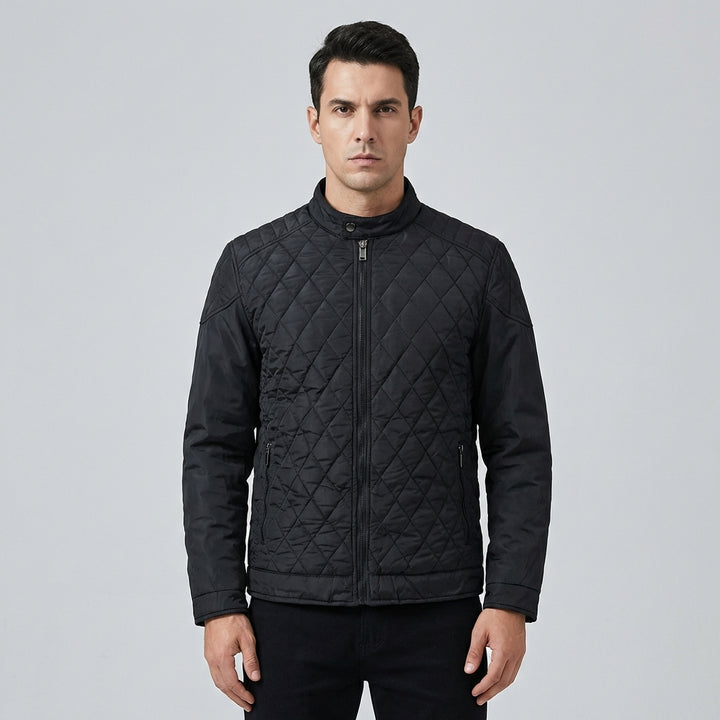 Caleb | Men's Quilted Jacket With Zip Closure