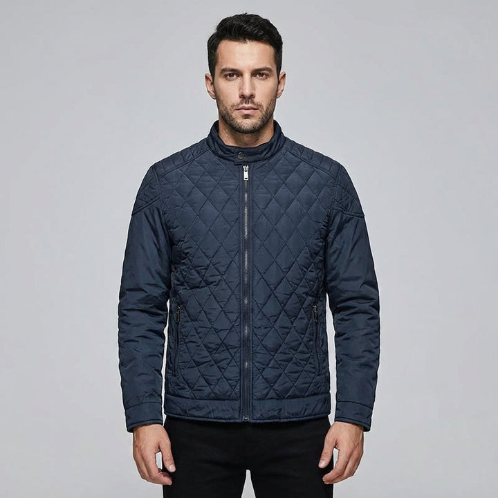 Caleb | Men's Quilted Jacket With Zip Closure