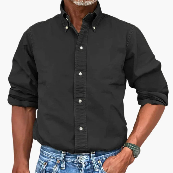 Jorvian | Men’s Button-Up Shirt in a Classic Fit