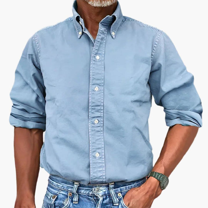 Jorvian | Men’s Button-Up Shirt in a Classic Fit