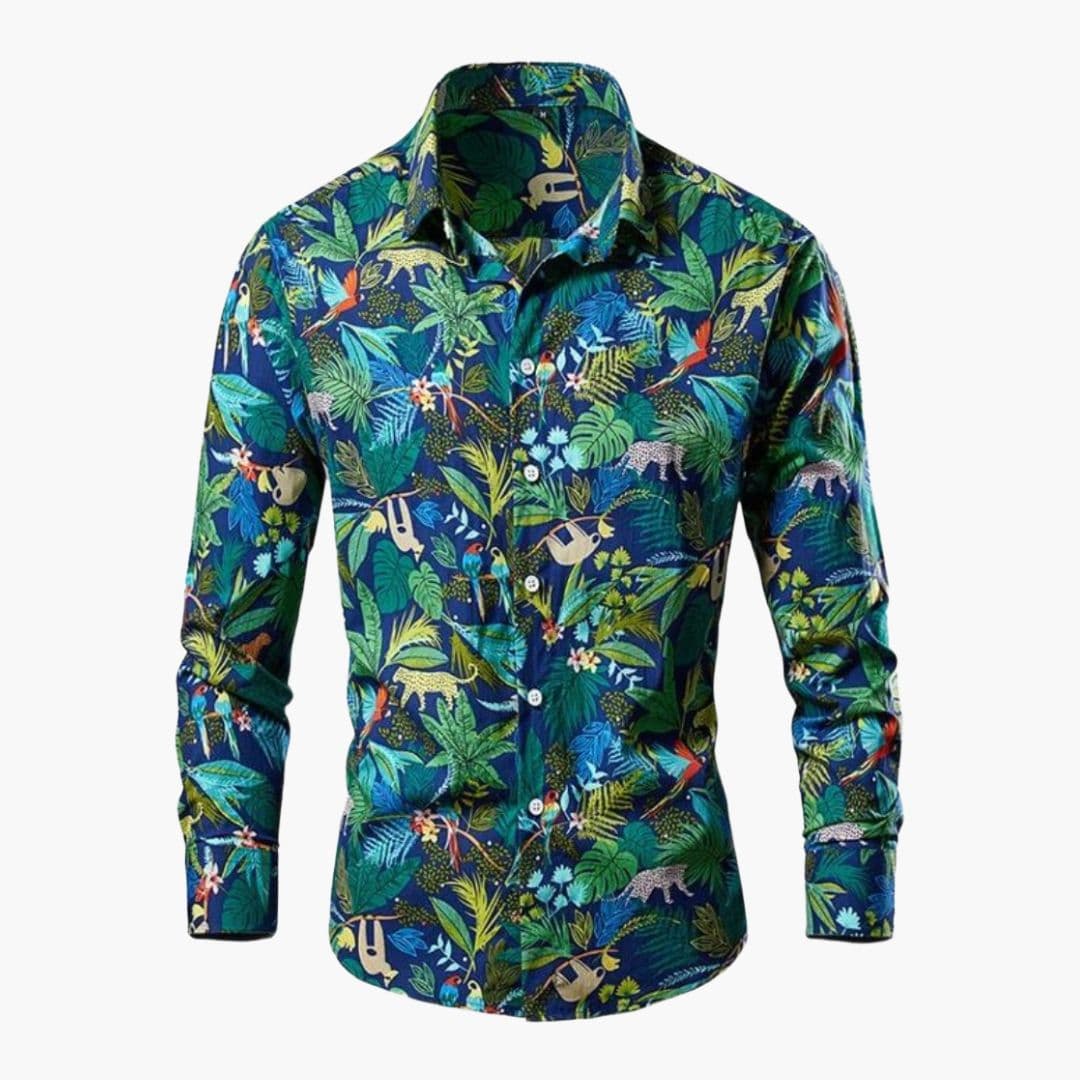 Zorvianyx | Men’s Printed Shirt designed for expressive attitude