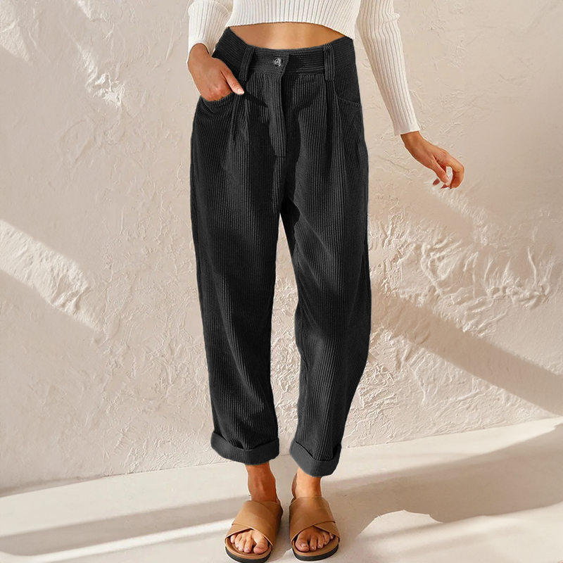 Virella | Women’s High-Waist Trousers with Relaxed Fit