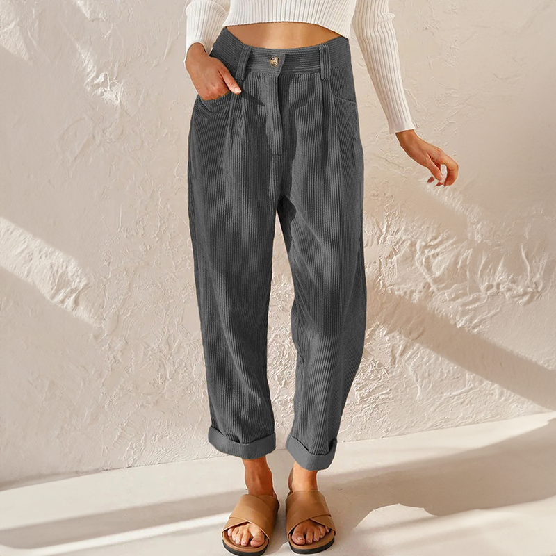 Virella | Women’s High-Waist Trousers with Relaxed Fit