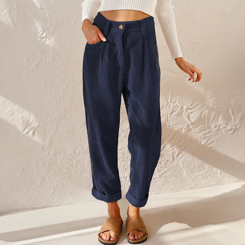 Virella | Women’s High-Waist Trousers with Relaxed Fit