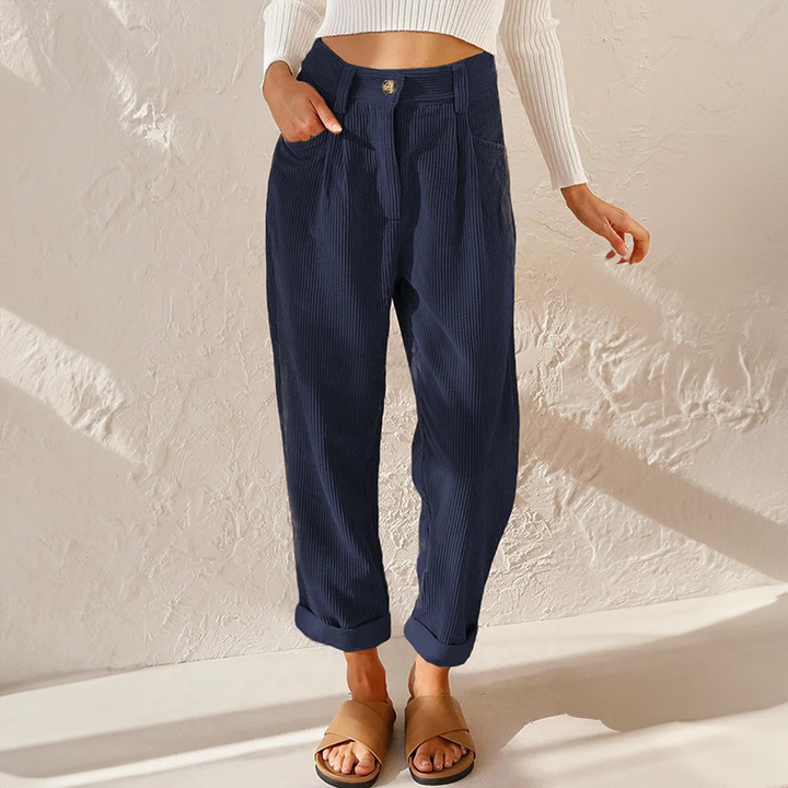Virella | Women’s High-Waist Trousers with Relaxed Fit