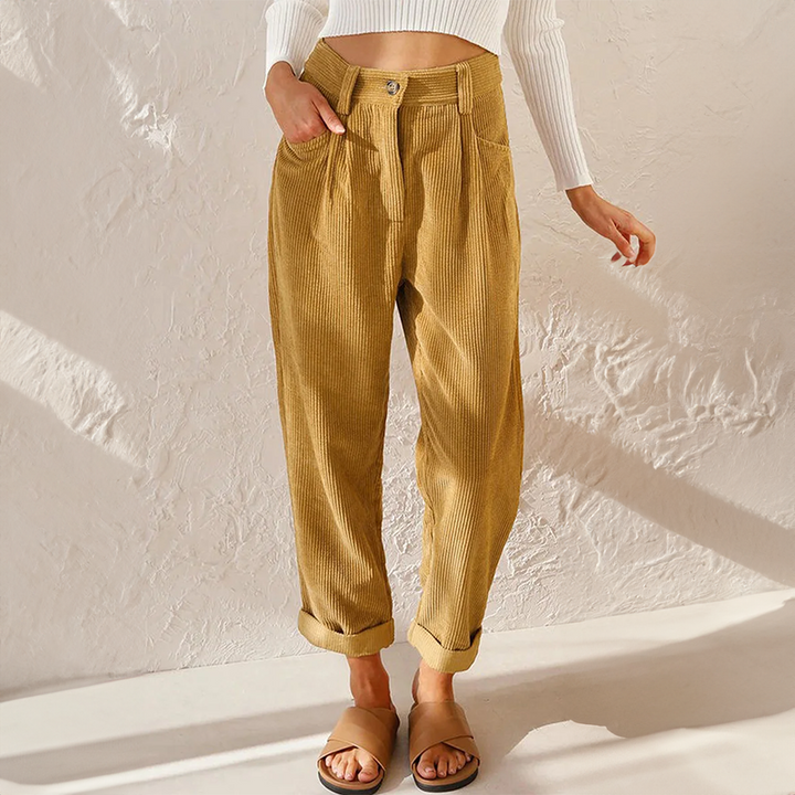 Virella | Women’s High-Waist Trousers with Relaxed Fit