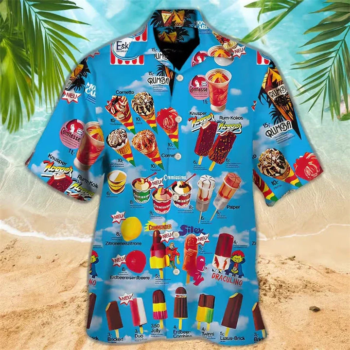 Zyro | Men’s Printed Shirt for Summer Holidays