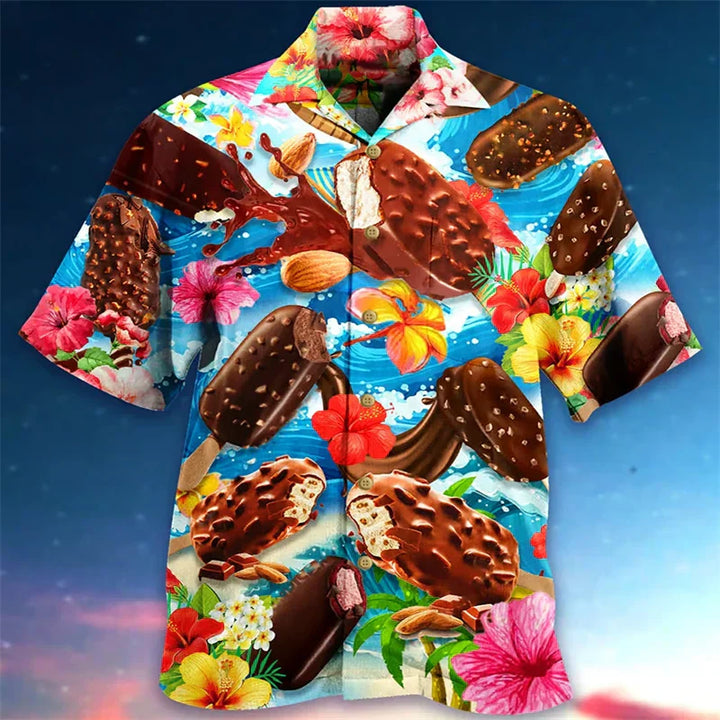 Zyro | Men’s Printed Shirt for Summer Holidays