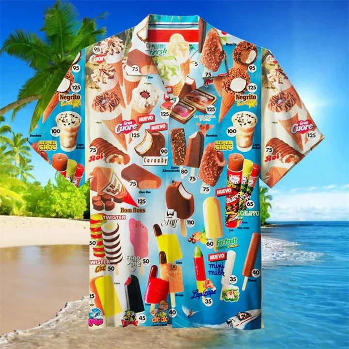 Zyro | Men’s Printed Shirt for Summer Holidays