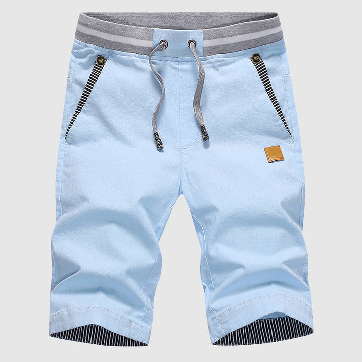 Asher | Men’s Shorts featuring Zipped Pocket Accent