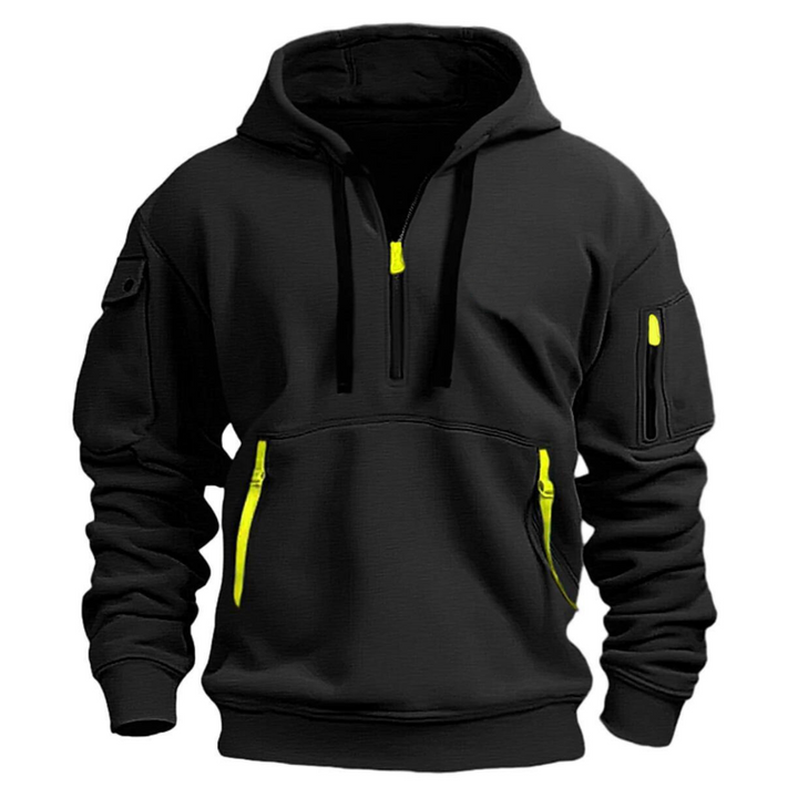 Rylan | Men’s Casual Hoodie featuring Zipped Utility Pockets