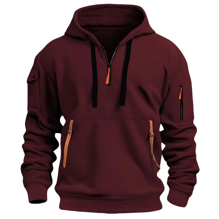 Rylan | Men’s Casual Hoodie featuring Zipped Utility Pockets