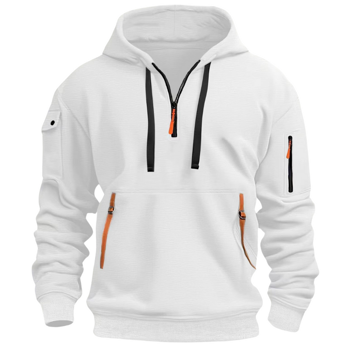 Rylan | Men’s Casual Hoodie featuring Zipped Utility Pockets