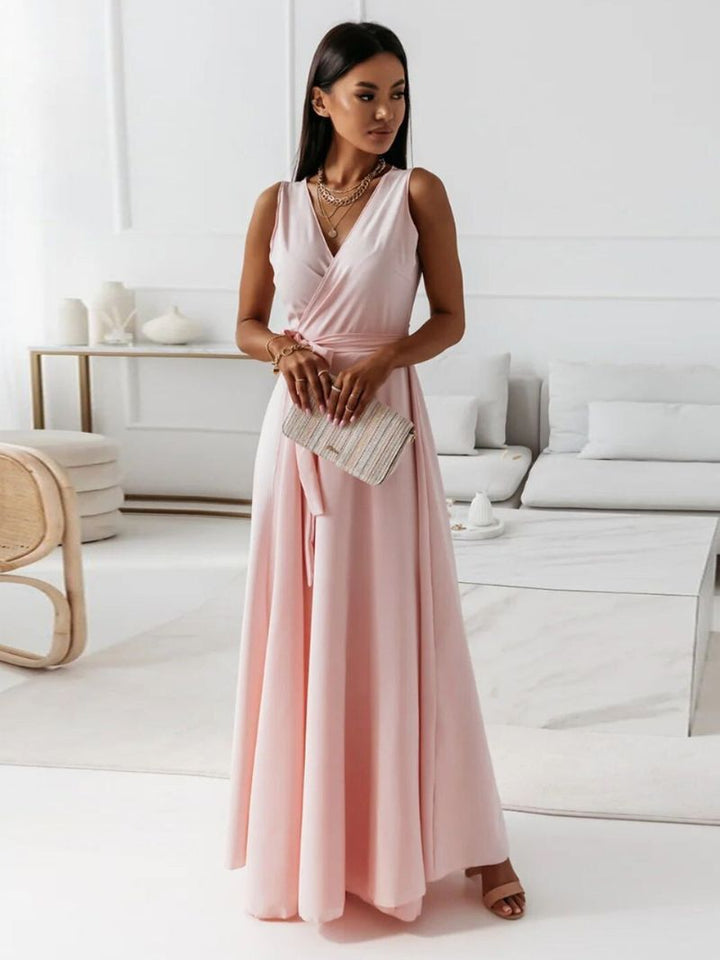 Amelia | Women’s Maxi Dress with Wrap Design and Flowy Fit