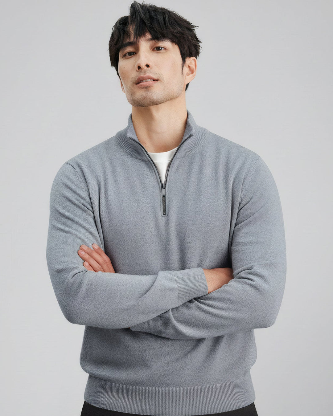 Velmoro | Men’s Half-Zip Sweatshirt in a clean everyday style