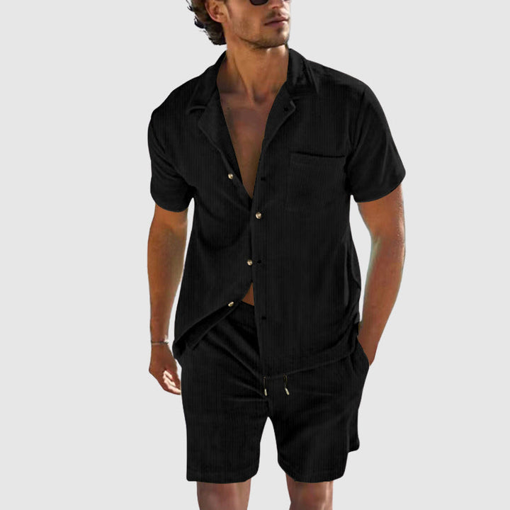 Sebastian | Men’s Shirt and Shorts Set in a Relaxed Resort Mood