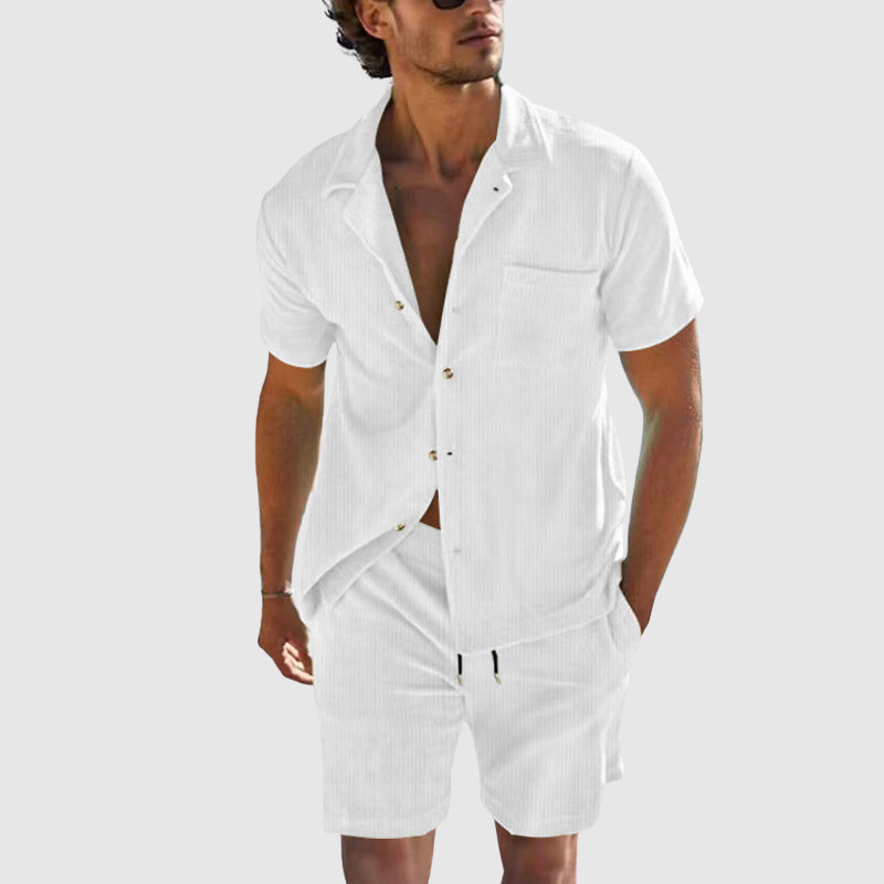 Sebastian | Men’s Shirt and Shorts Set in a Relaxed Resort Mood