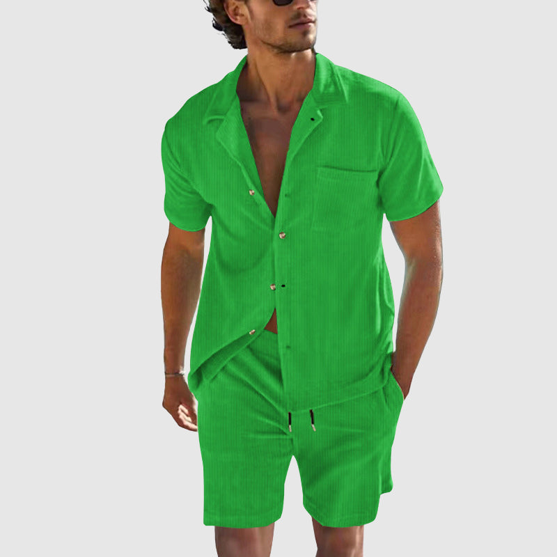 Sebastian | Men’s Shirt and Shorts Set in a Relaxed Resort Mood