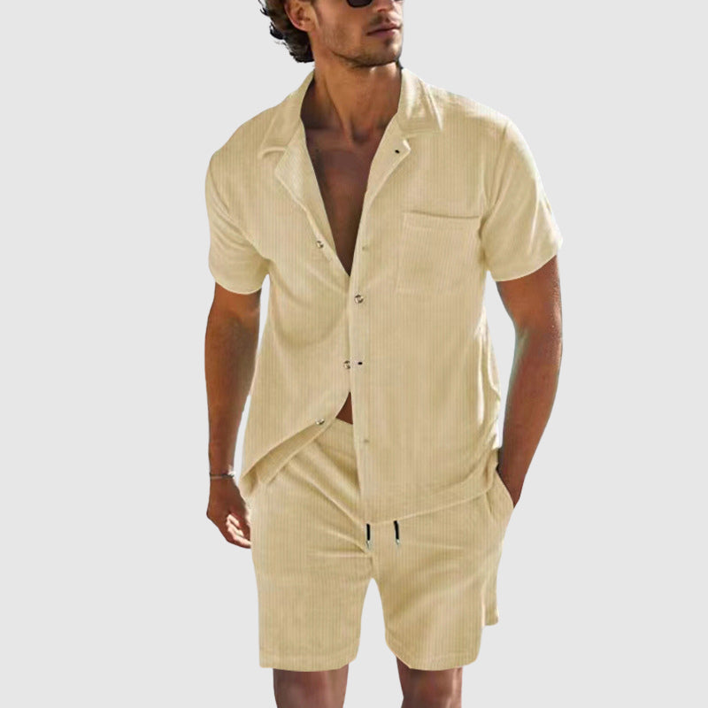Sebastian | Men’s Shirt and Shorts Set in a Relaxed Resort Mood