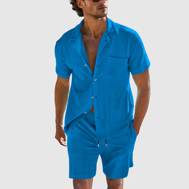 Sebastian | Men’s Shirt and Shorts Set in a Relaxed Resort Mood