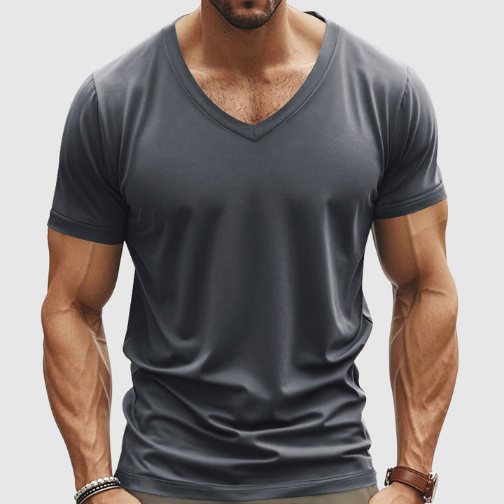 Yves | Men’s V-Neck T-Shirt in a Tailored Silhouette