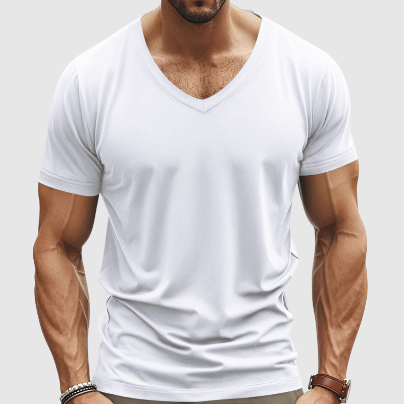Yves | Men’s V-Neck T-Shirt in a Tailored Silhouette